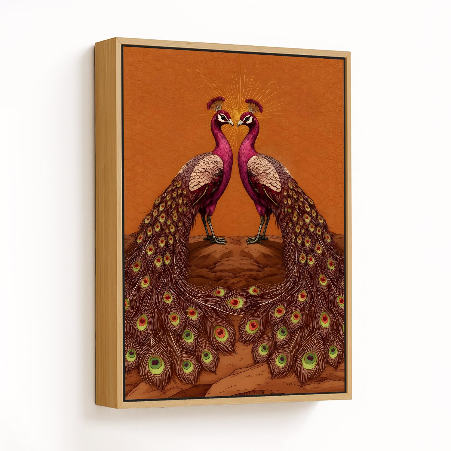 Harmony of Peacocks - CHOOSE SIZE: Choose how big 