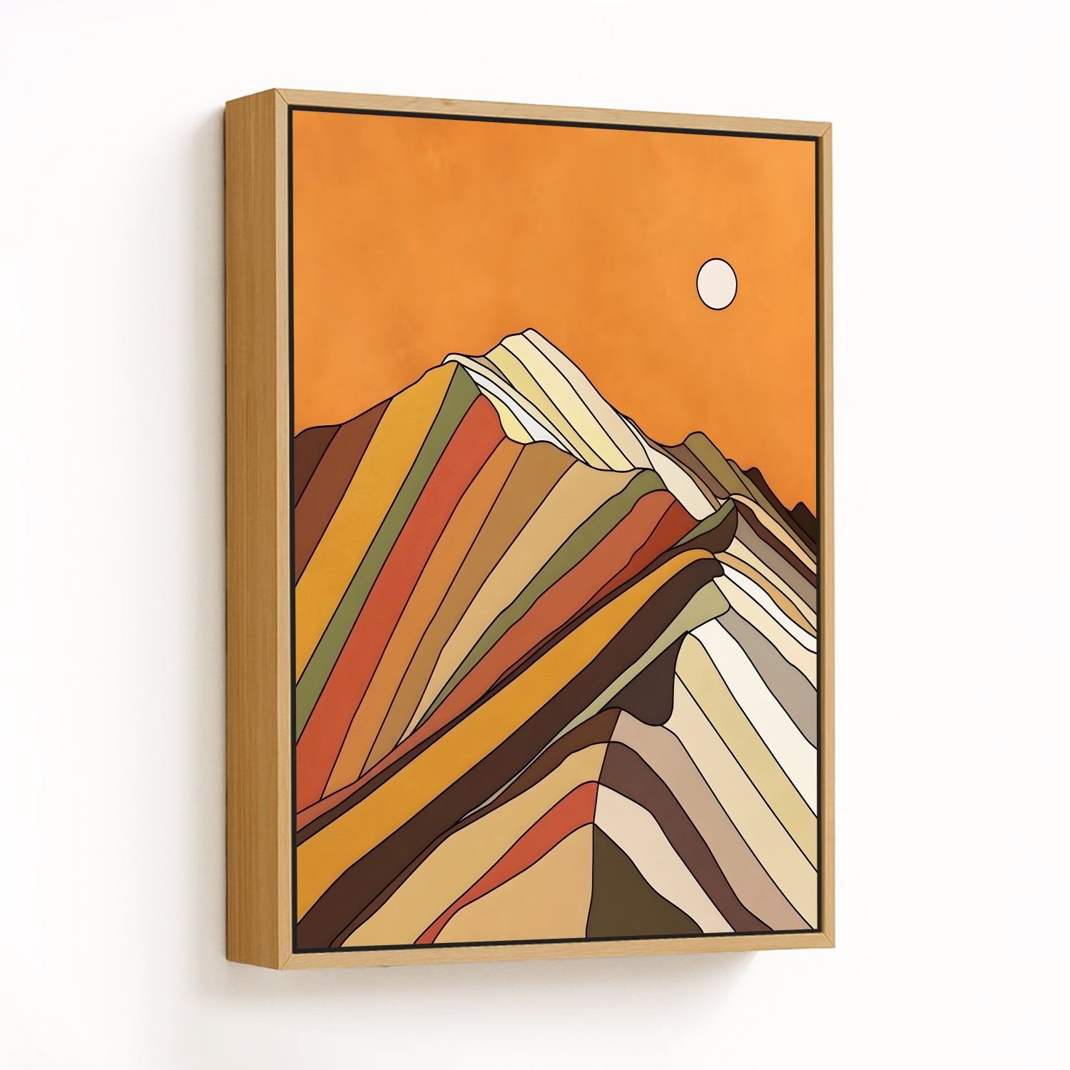 Sunset Peaks - CHOOSE SIZE: Choose how big you wan