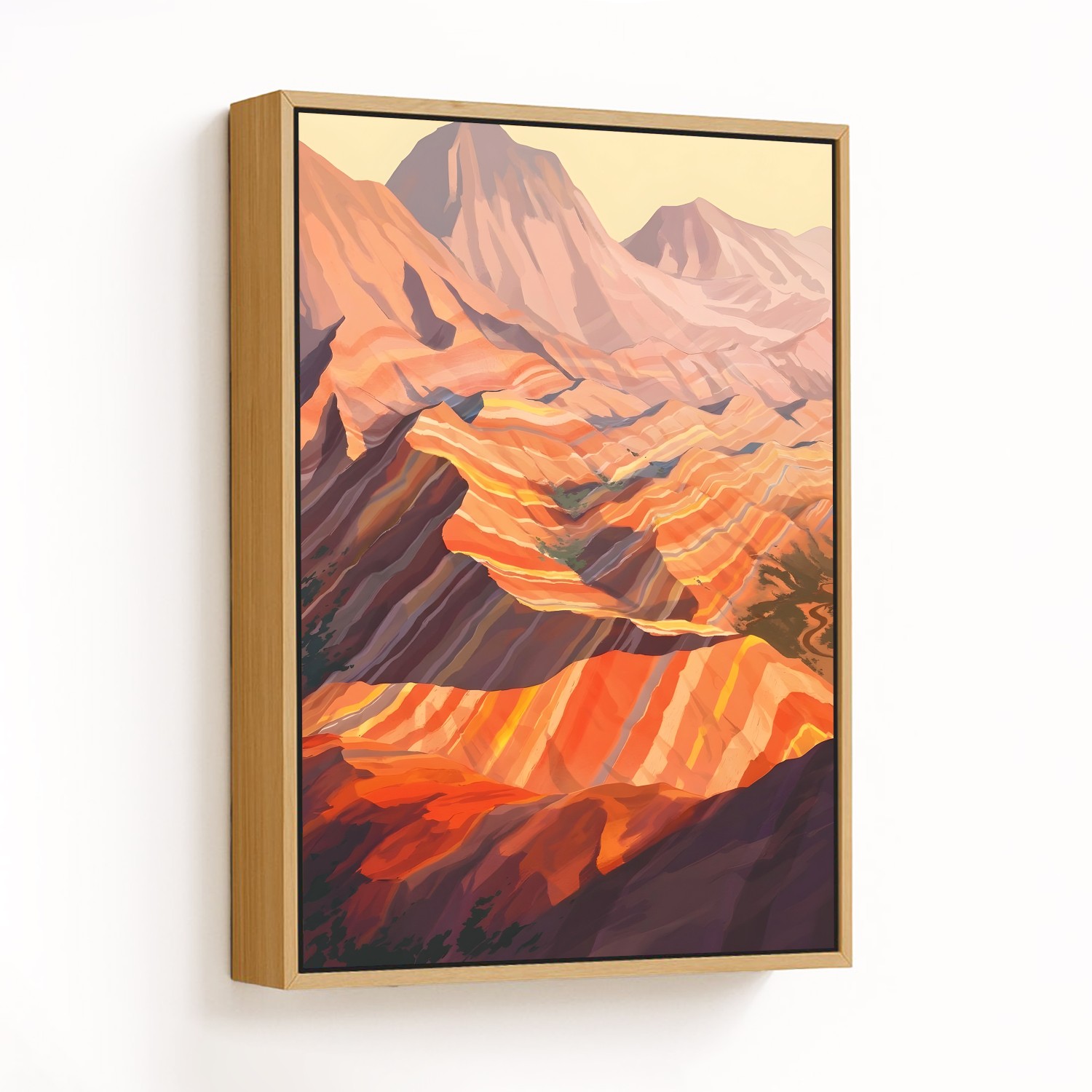 Vibrant Mountain Harmony - CHOOSE SIZE: Choose how