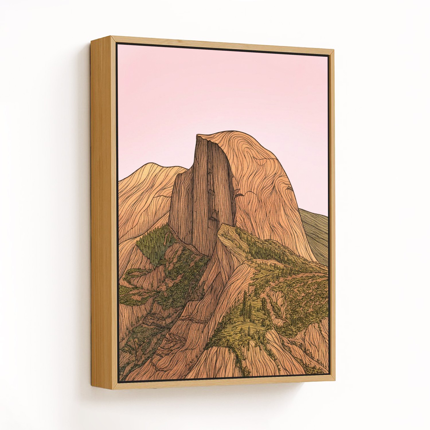Tranquil Peaks - CHOOSE SIZE: Choose how big you w