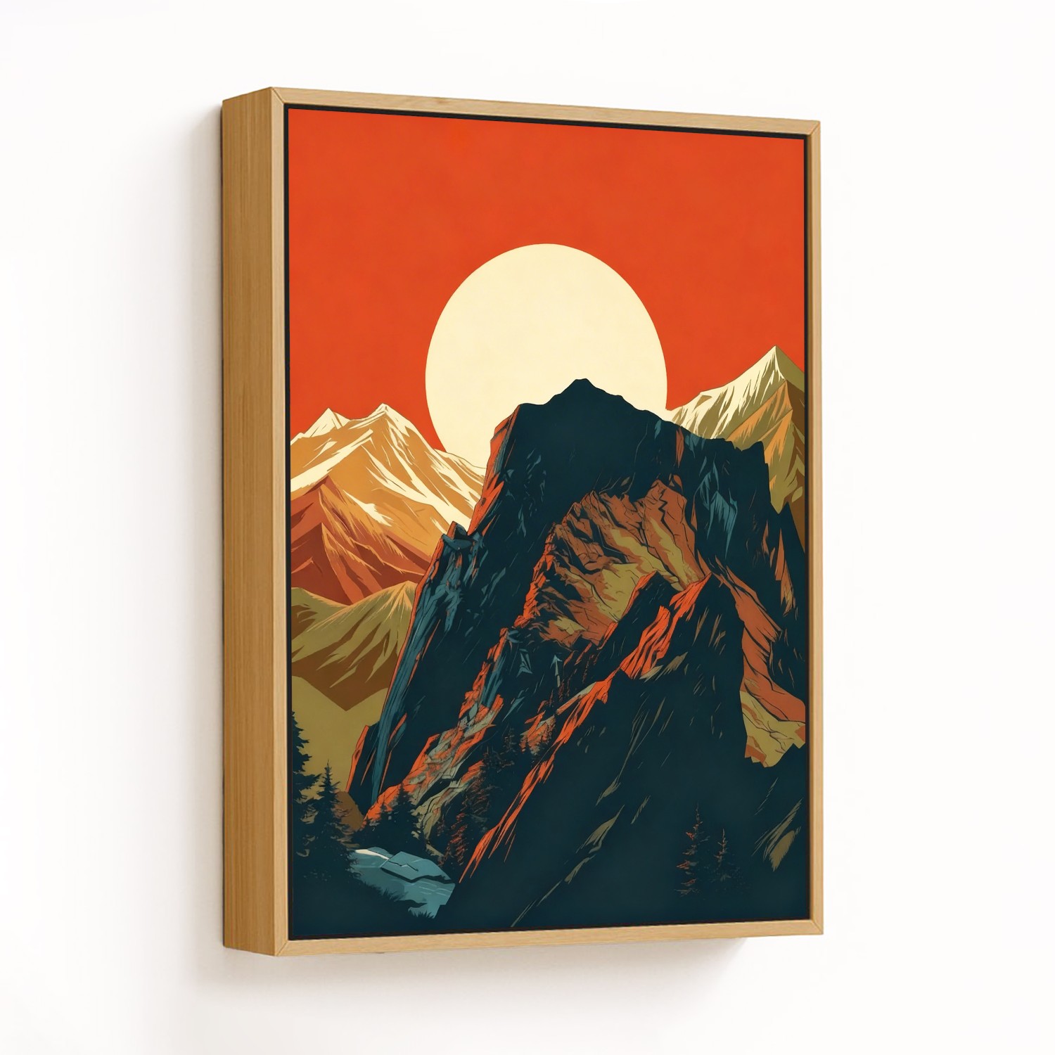 Ethereal Peaks at Dusk - CHOOSE SIZE: Choose how b