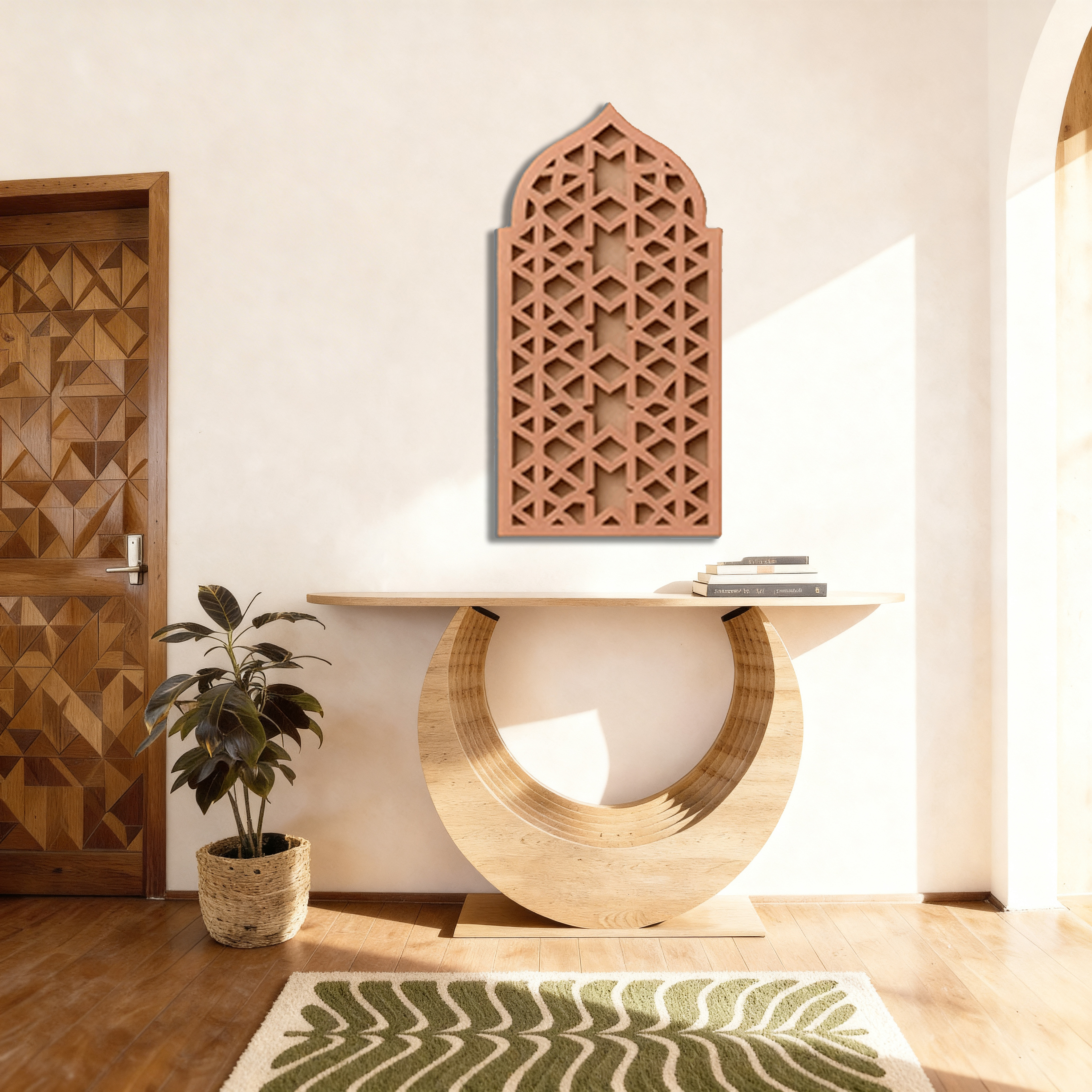 Gulistan-e-Mehraab - Handcrafted 3D Jharokha wall 